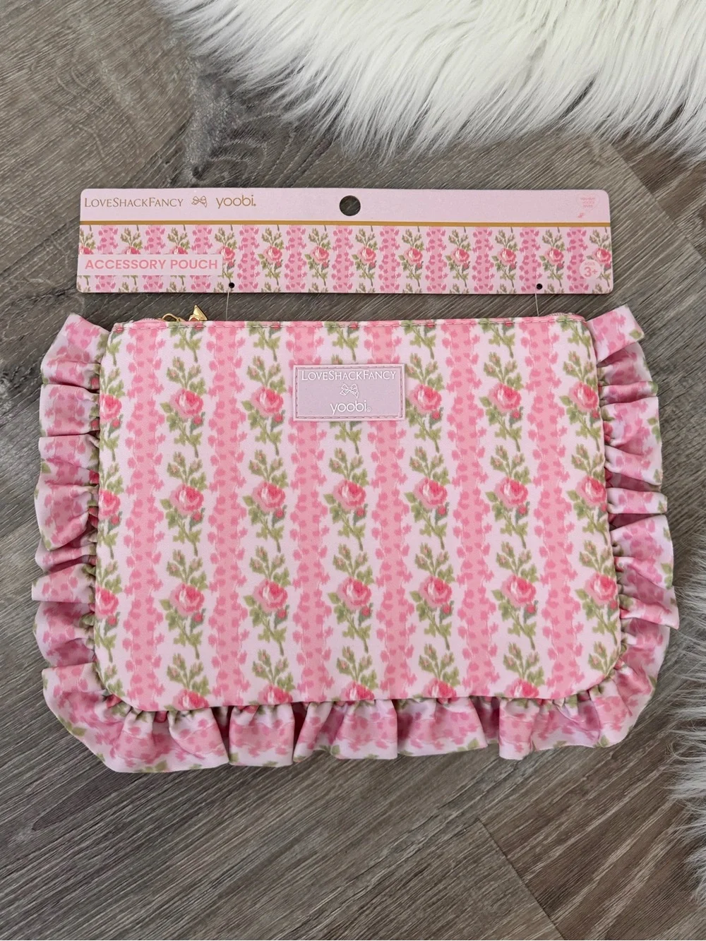 🌸🌺LoveShackFancy x Target - Yoobi Blooming Heirloom Pencil Case with Ruffles